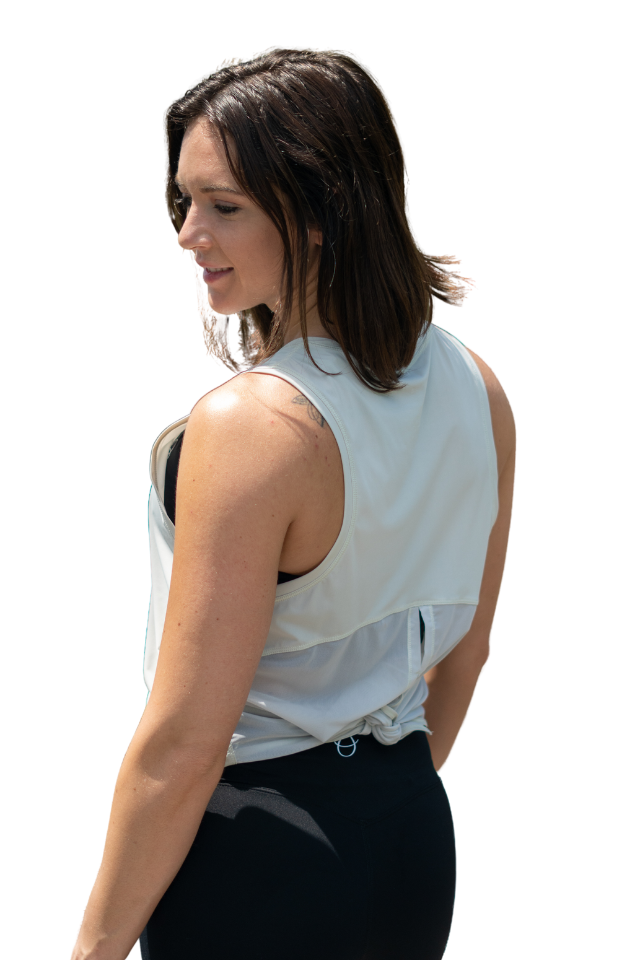 Airlift Tie-Back Ivory Tank