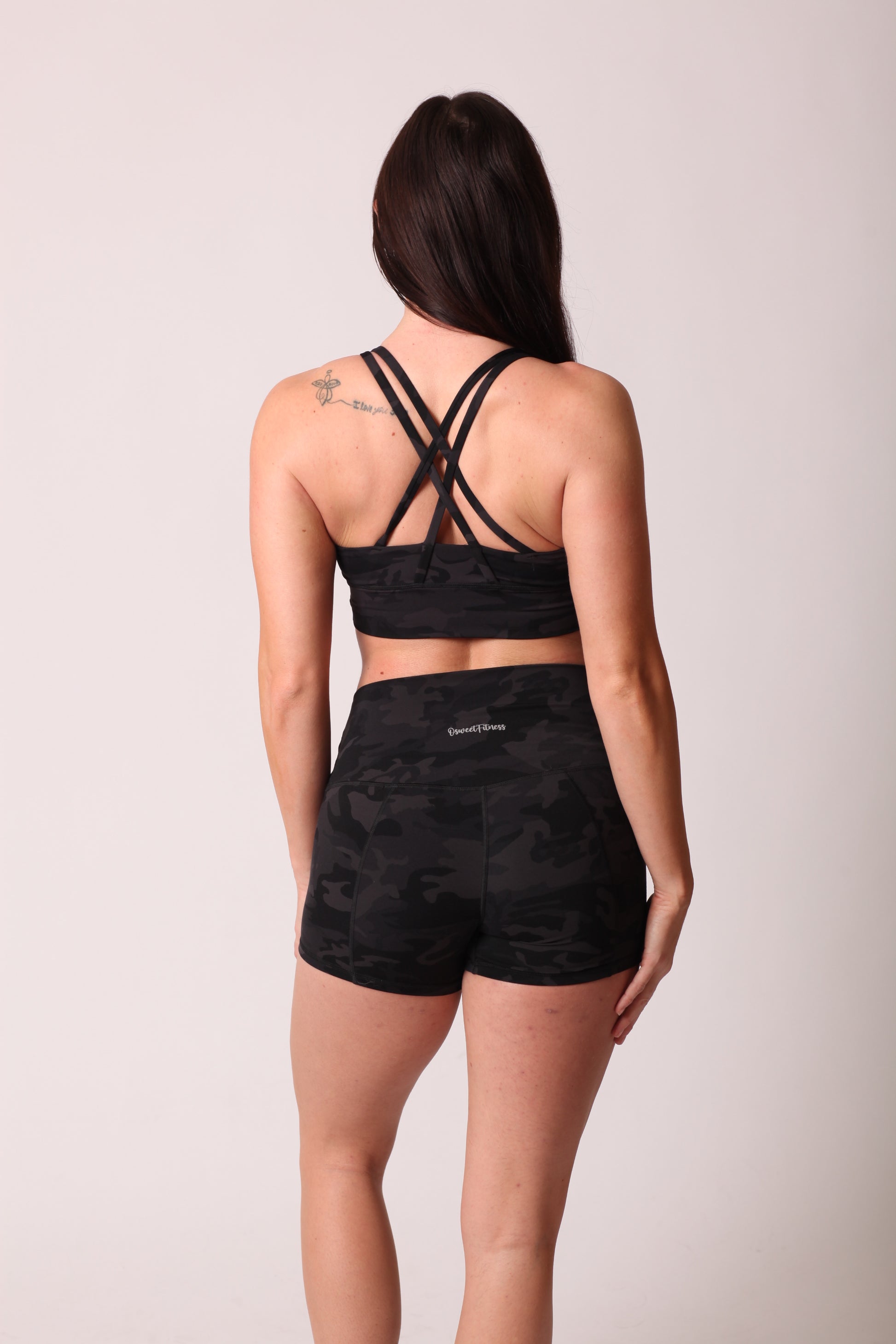 Eros Black Camo Shorts Collection by Osweetfitness Activewear